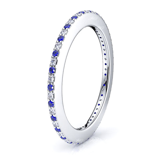 White Diamond and Blue Sapphire