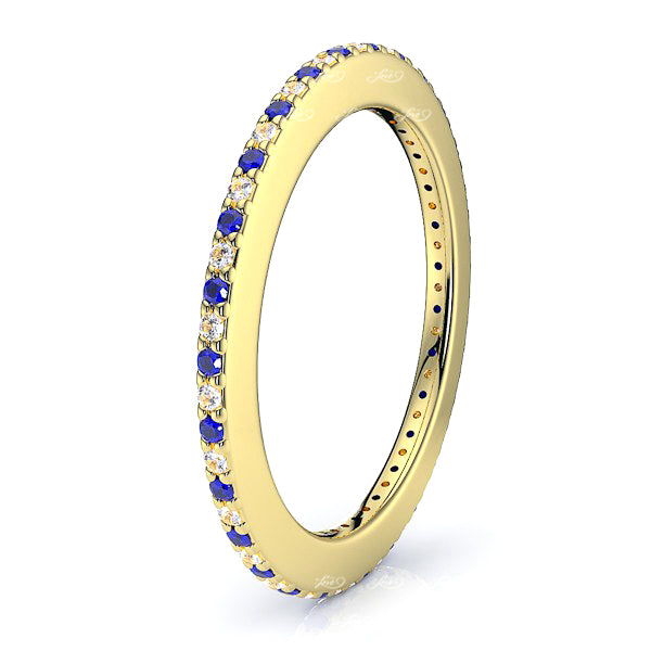 Yellow Diamond and Blue Sapphire