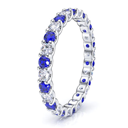 Diamond and Blue Sapphire