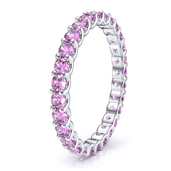 White Pink Sapphire