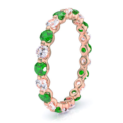 Rose Diamond and Emerald