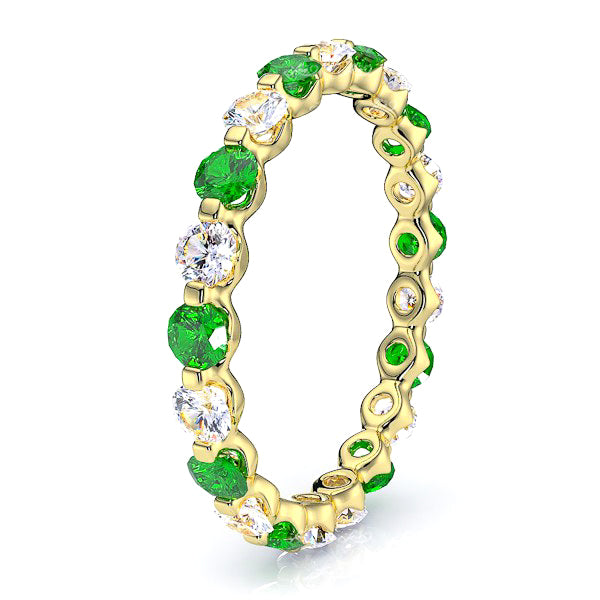 Yellow Diamond and Emerald