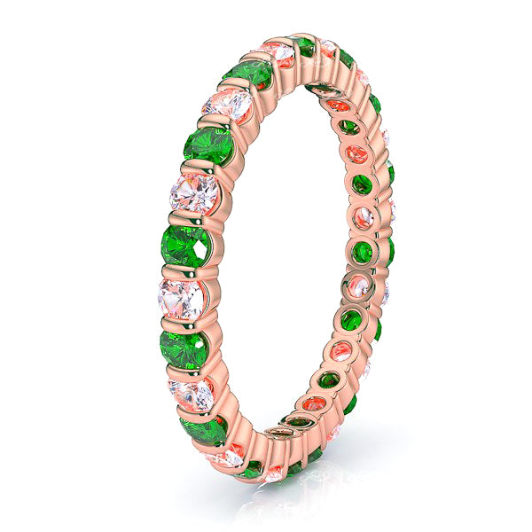 Rose Diamond and Emerald