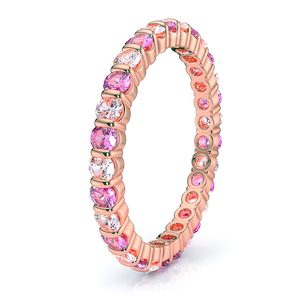 Rose Diamond and Pink Sapphire
