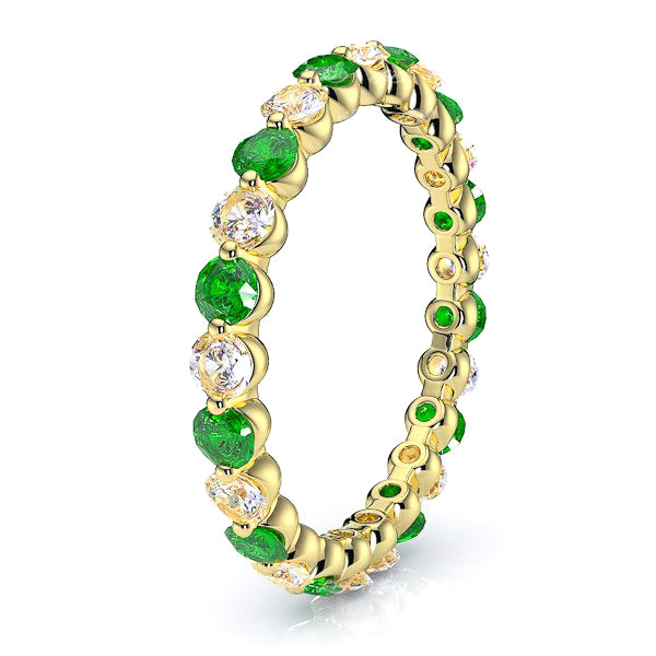 Yellow Diamond and Emerald