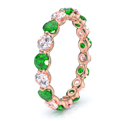 Rose Diamond and Emerald