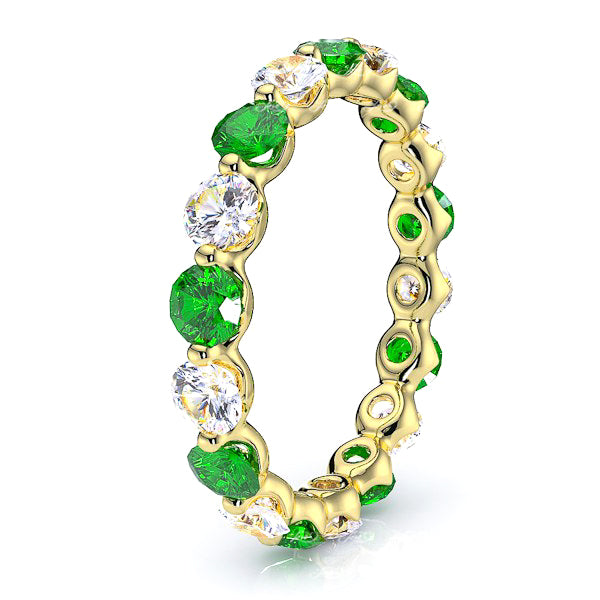 Yellow Diamond and Emerald