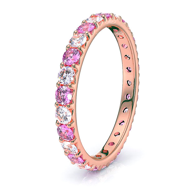 Rose Diamond and Pink Sapphire