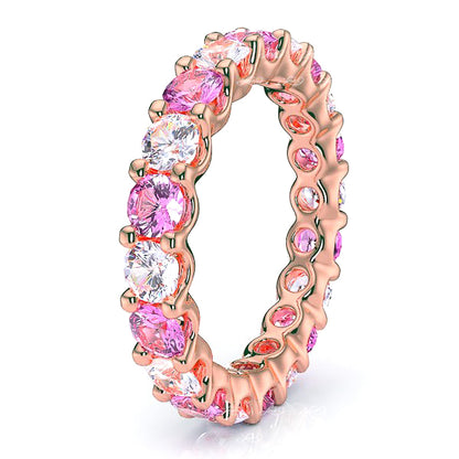 Rose Diamond and Pink Sapphire