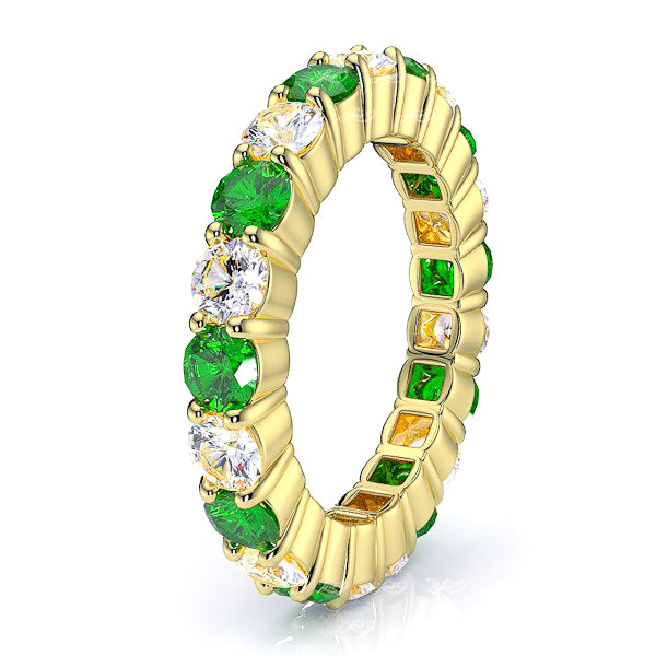 Yellow Diamond and Emerald