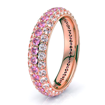 Rose Diamond and Pink Sapphire