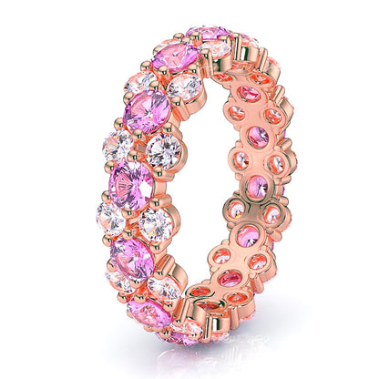 Rose Diamond and Pink Sapphire
