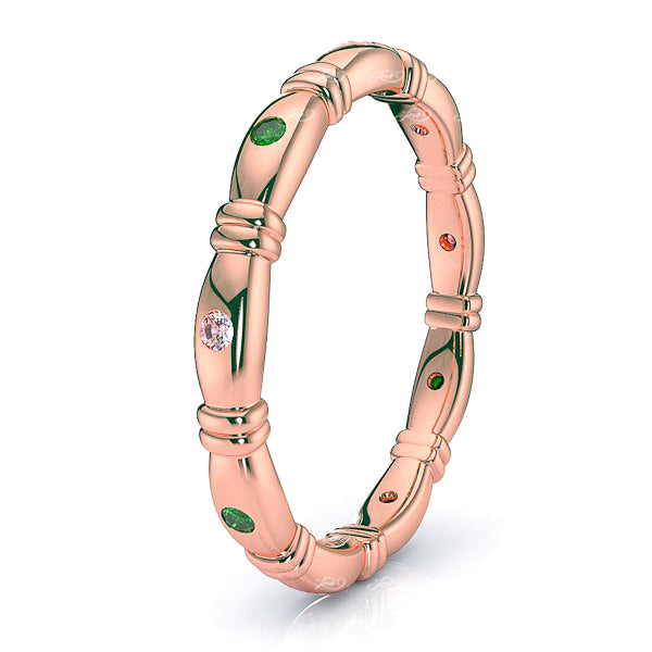 Rose Diamond and Emerald
