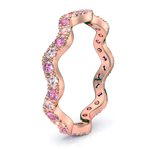 Rose Diamond and Pink Sapphire