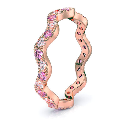 Rose Diamond and Pink Sapphire