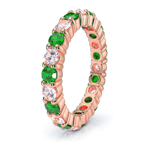 Rose Diamond and Emerald
