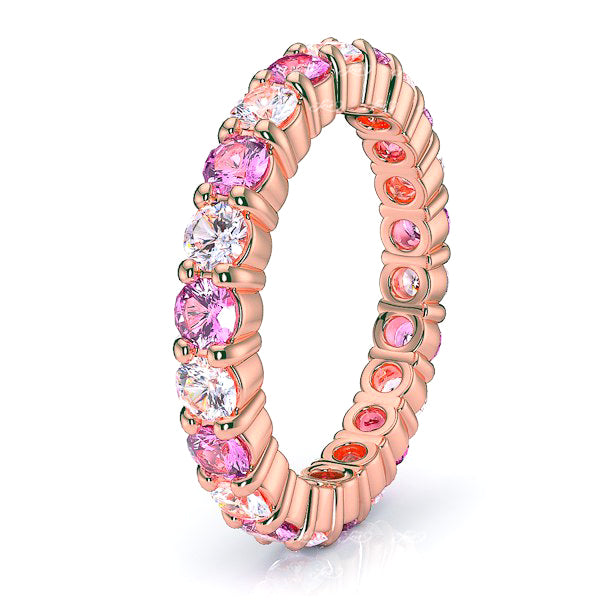 Rose Diamond and Pink Sapphire