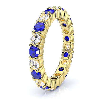 Yellow Diamond and Blue Sapphire