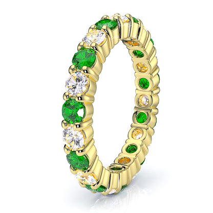 Yellow Diamond and Emerald