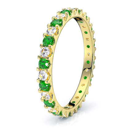 Yellow Diamond and Emerald
