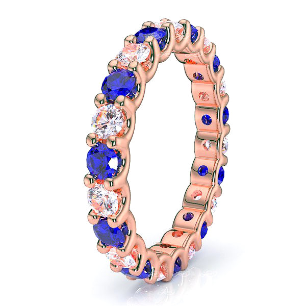 Rose Diamond and Blue Sapphire