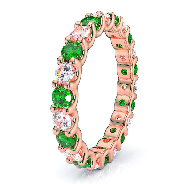 Rose Diamond and Emerald