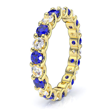 Yellow Diamond and Blue Sapphire