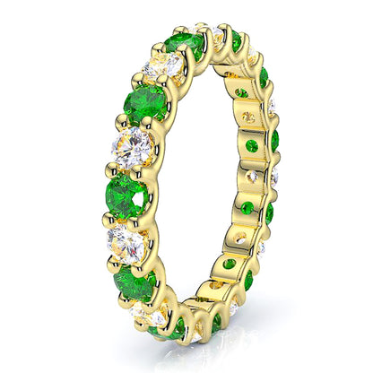 Yellow Diamond and Emerald