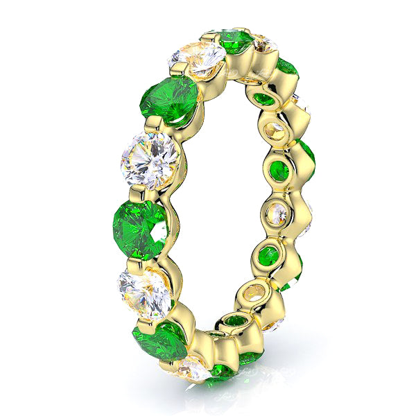 Yellow Diamond and Emerald