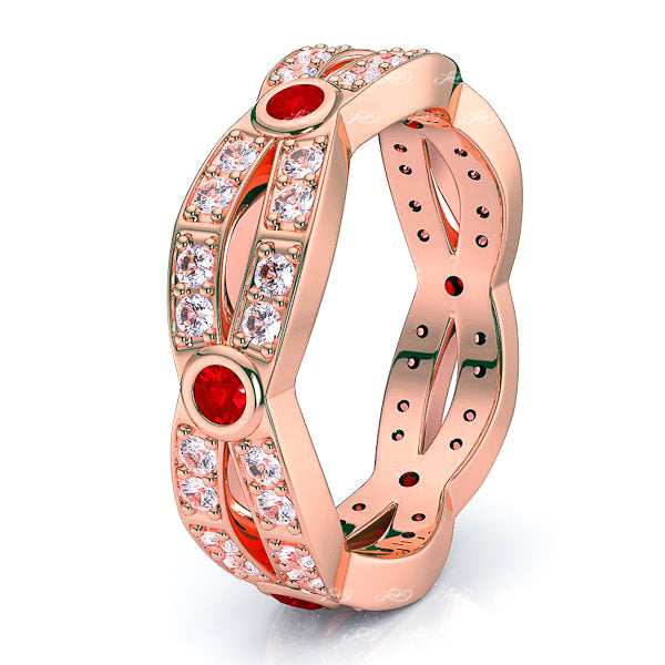 Rose Diamond and Ruby