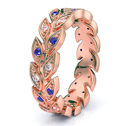 Rose Diamond and Blue Sapphire