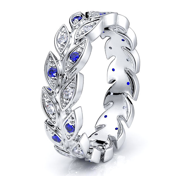 Diamond and Blue Sapphire