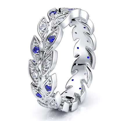 Diamond and Blue Sapphire
