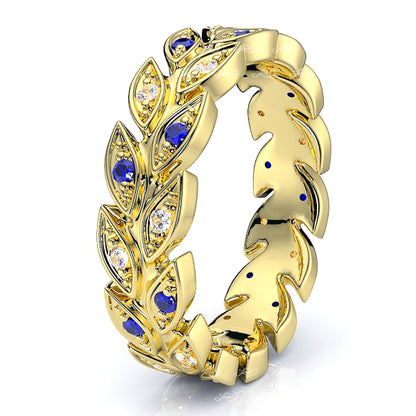 Yellow Diamond and Blue Sapphire