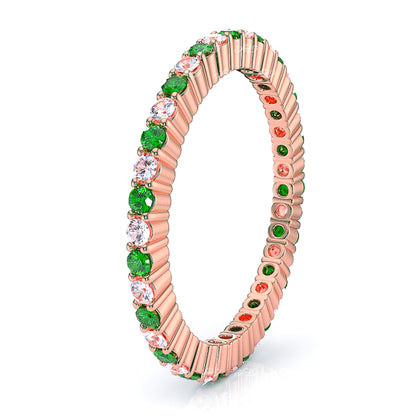 Rose Diamond and Emerald