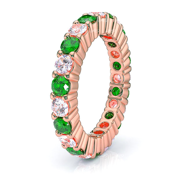 Rose Diamond and Emerald