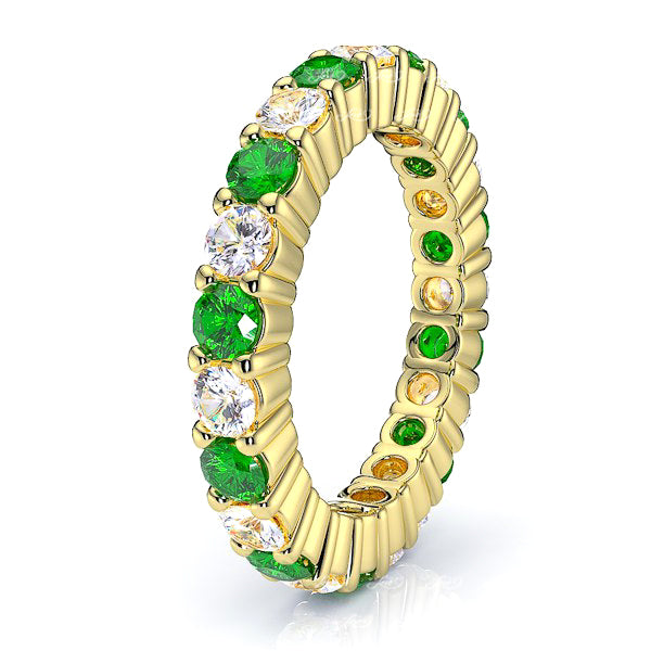 Yellow Diamond and Emerald