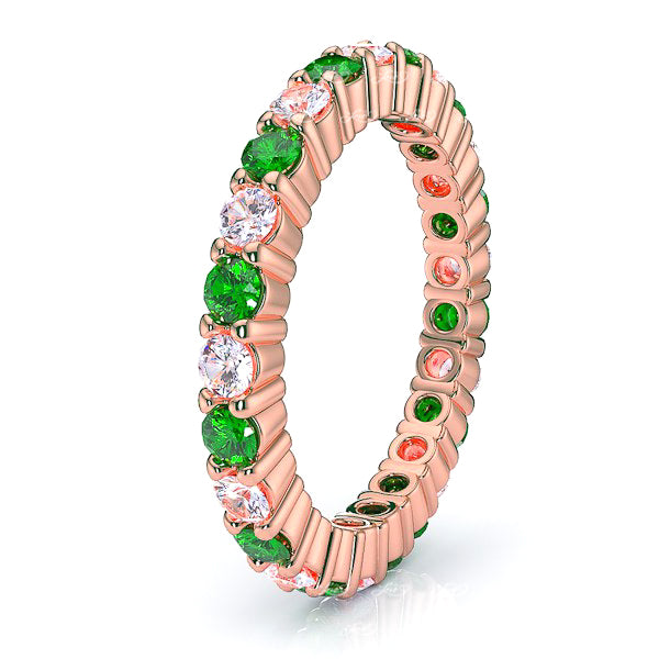 Rose Diamond and Emerald
