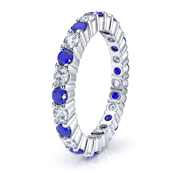 Diamond and Blue Sapphire