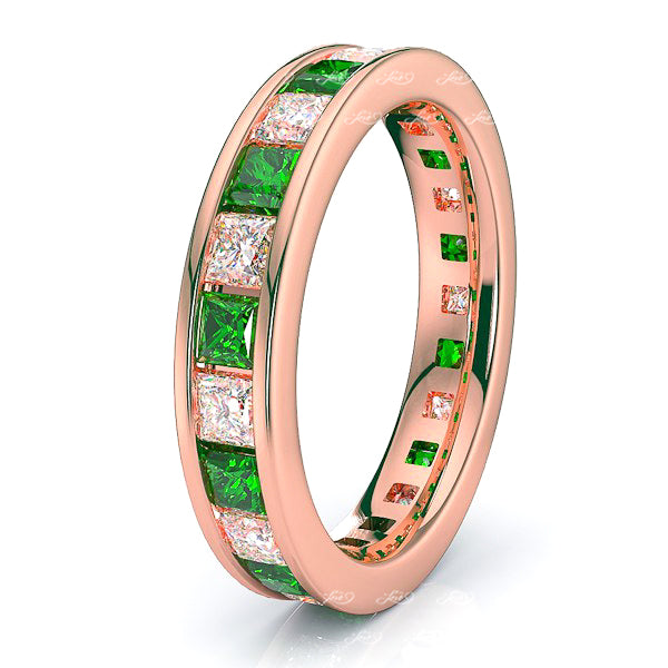 Rose Diamond and Emerald