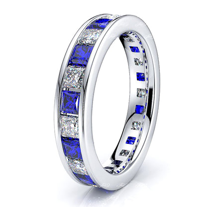 Diamond and Blue Sapphire