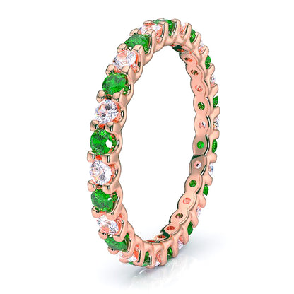 Rose Diamond and Emerald