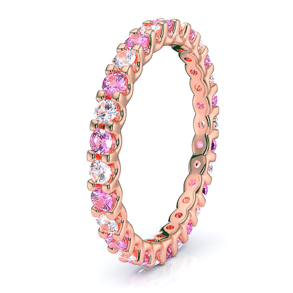 Rose Diamond and Pink Sapphire
