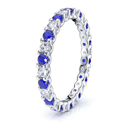 Diamond and Blue Sapphire