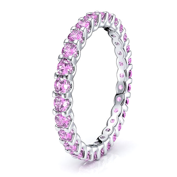 White Pink Sapphire