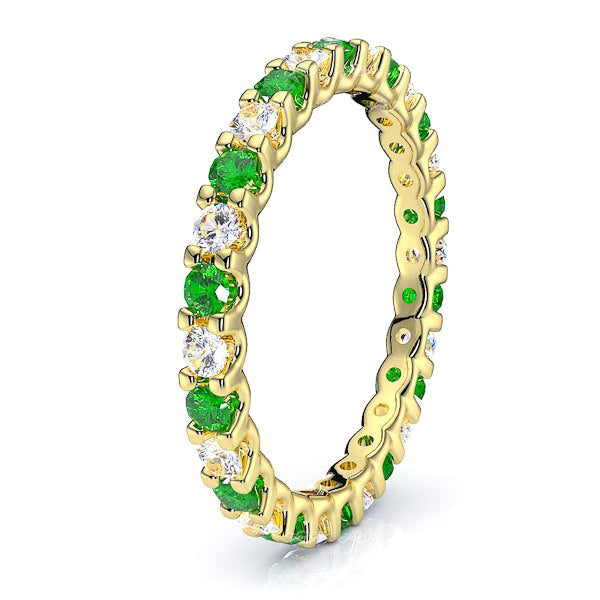 Yellow Diamond and Emerald