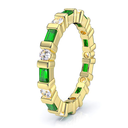 Yellow Diamond and Emerald