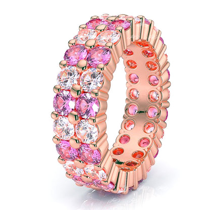 Rose Diamond and Pink Sapphire