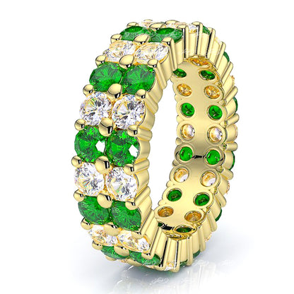 Yellow Diamond and Emerald