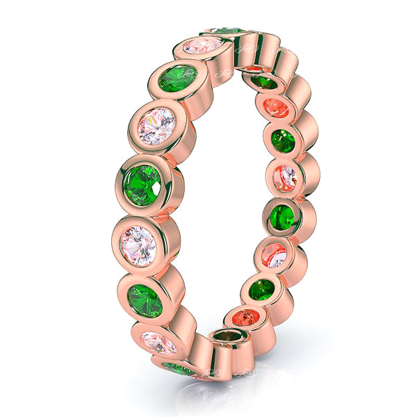 Rose Diamond and Emerald